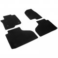 Ikon Motorsports Floor Mats For 2021-2023 Chevrolet Suburban Tahoe Gmc Yukon Black Nylon Front Second Row Carpet Liners 4pcs
