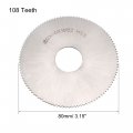Uxcell 80mm Diameter 1mm Thick 108 Teeth Hand Tool Cutting Blade Slitting Saw