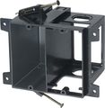 Lvd2 2 Gang Combo Electrical And Low Voltage Box Black Plastic 1 Pack Model Lvd2-1