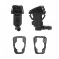 X Autohaux 7pcs Front Windshield Washer Nozzles For Ford F250 F350 F450 F550 Super Duty 2 Meters Hose With 2pcs Connectors