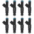 Fuel Injector Ocpty 8pcs 4 Holes Replacement Injectors Engine Part Fit For 99 01 03-04d Mustang 02 Lincoln Blackwood 99-02