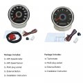 Eling 85mm Gauge Kit Speedometer 220km H Gps Classical Tachometer 8000rpm Meter With Hour Total Mileage Backlight 12volt 24volt