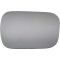 Door Mirror Glass For Gmc C3500 K3500 1990 2000 Clear Rectangular Manual Adjustment Adhesive Strips Attachment Front Position 