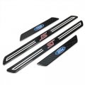 Ipick Image For Ford St Real Carbon Fiber 4 Pcs Universal Door Sill Step Protector Guard Decal Plates