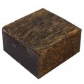 Pack Of 2 Black Palm Bowl Blanks For Turning Suitable Carving Whittling Block 4 X 