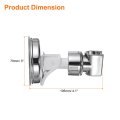 2pcs Shower Head Holder Suction Cup Handheld Removable Showerhead And Wall Mounted Bracket Silver
