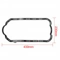 X Autohaux Black 43cm 23cm Engine Oil Pan Gasket For Honda Civic D16 D15 11251-p01-004