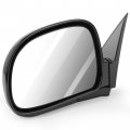 Ocpty Black Driver Side View Mirror Smooth With Manual Adjustment Fold Non-heated Compatible For 1994-1998 Chevrolet S10