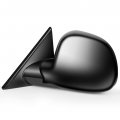 Ocpty Black Driver Side View Mirror Smooth With Manual Adjustment Fold Non-heated Compatible For 1994-1998 Chevrolet S10