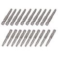 Uxcell A15031000ux0155 T25 Tip 1 4 Hex Shank Magnetic Torx Screwdriver Bits