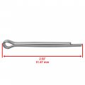 Caltric 2x Rear Axle Castle Nut With Pin Compatible Polaris Sportsman 700 2002 2003 2004 2005 2006 2007 Efi X2 2008