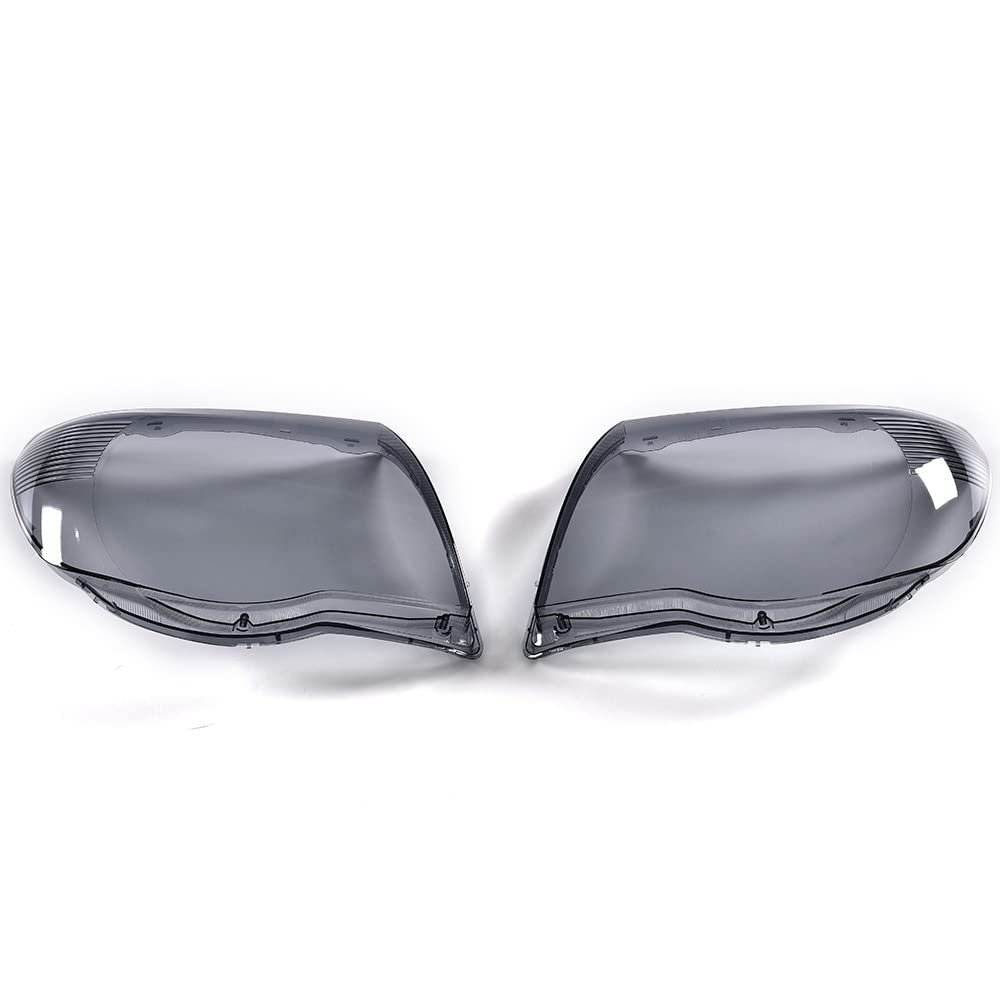 Front Headlight Lenses Cover For 2005-2011 Toyota Tacoma Left Right Side Replacement Pair Smoky Lens