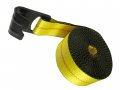 3 X 30 Ft Yellow Ratchet Strap W Flat Hooks Heavy Duty 16 200 Lbs Capacity Professional Tie Down Cargo Control Containment
