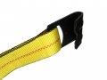 3 X 30 Ft Yellow Ratchet Strap W Flat Hooks Heavy Duty 16 200 Lbs Capacity Professional Tie Down Cargo Control Containment
