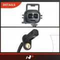 A-premium Front Right Abs Wheel Speed Sensor Compatible With Volvo Models Xc90 2003-2014 Passenger Side Replaces 30712095