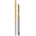 Tap And Drill Bit Set 1pcs 4-40 Unc Spiral Point Thread Screw 2 3mm Twist Titanium Coated Hss-6542 Tapping Threading Tool Kit 
