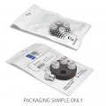 Ipick Image For Cadillac Logo In White On Shining Silver Aluminum Tire Valve Stem Caps