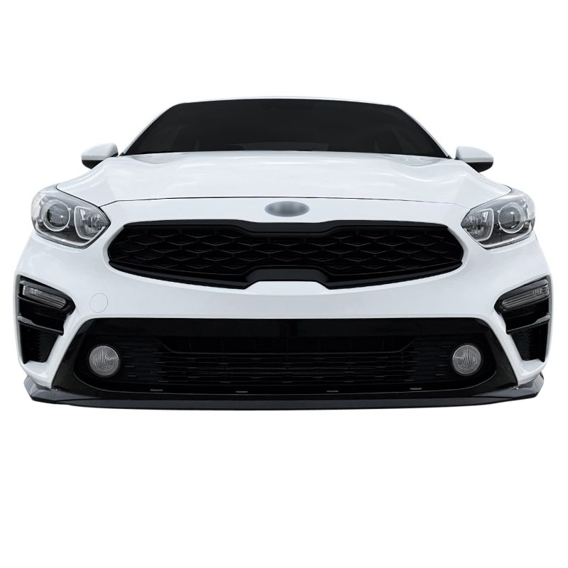 Slickmod Chrome Delete Blackout Vinyl Overlay For 2019-2021 Kia Forte Front Grill Trim Matte Black