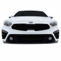 Slickmod Chrome Delete Blackout Vinyl Overlay For 2019-2021 Kia Forte Front Grill Trim Matte Black 