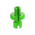1 Pcs M10 Brake Clutch Cable Line Adjuster Screw Adjusting Bolt With Slotted For Motorcycle Bike Scooter Aluminum Alloy Green 