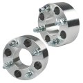 2 Pack 2in Silver 4 X 101 6mm Wheel Flange Spacers Adapters Hub Bore 62mm Thread Size 1 20 