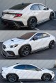 Premium 3d Wavy Sport Black Window Visor Rain Guard Deflector Compatible For 2022-2023 Subaru Wrx 5th Gen Vb
