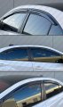 Premium 3d Wavy Sport Black Window Visor Rain Guard Deflector Compatible For 2022-2023 Subaru Wrx 5th Gen Vb