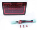 Performance F1 Hyper 4th Brake Light For 15-21 Subaru Wrx Sti Red Lens Housing Jdm 