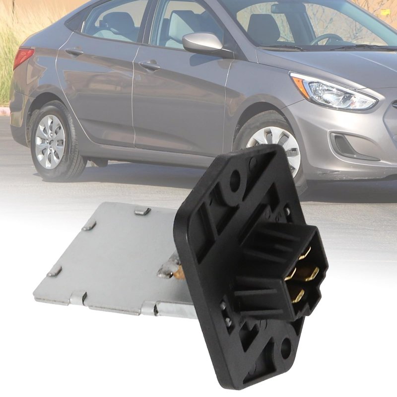 971281r000 Hvac Blower Control Module Motor Resistor Replacement For Hyundai Accent 2012 2017 And Veloster 2016 Black