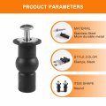 2pcs Toilet Seat Hinges Screws Top Fixing Part Device Rubber Nut
