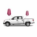 Ipick Image For Ford Fusion Real Red Carbon Fiber Car Door Edge Guard 4 Protection Trims Stickers 4pcs Set