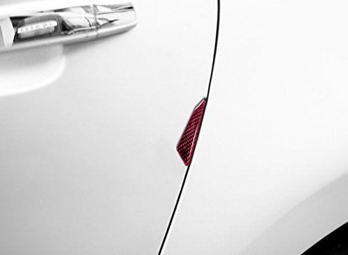Ford Fusion Real Red Carbon Fiber Car Door Edge Guard 4 Protection Trims Stickers 4pcs Set