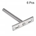Uxcell Floating Shelf Invisible Support Bracket Round Shank 100mm Hardened Concealed Wall Set 6 Pcs