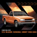 Dash Bezel A Bag Switch Delete Plate Insert For Chevy S10 And Gmc Jimmy 1998 2005 Abs Dark Gray Part Number 15741365