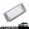 Njsbyl Led License Plate Lights For Range Rover 2003-2012 Rear Lamps Xenon White Built-in Can-bus Error Free