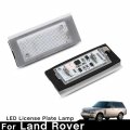 Njsbyl Led License Plate Lights For Range Rover 2003-2012 Rear Lamps Xenon White Built-in Can-bus Error Free