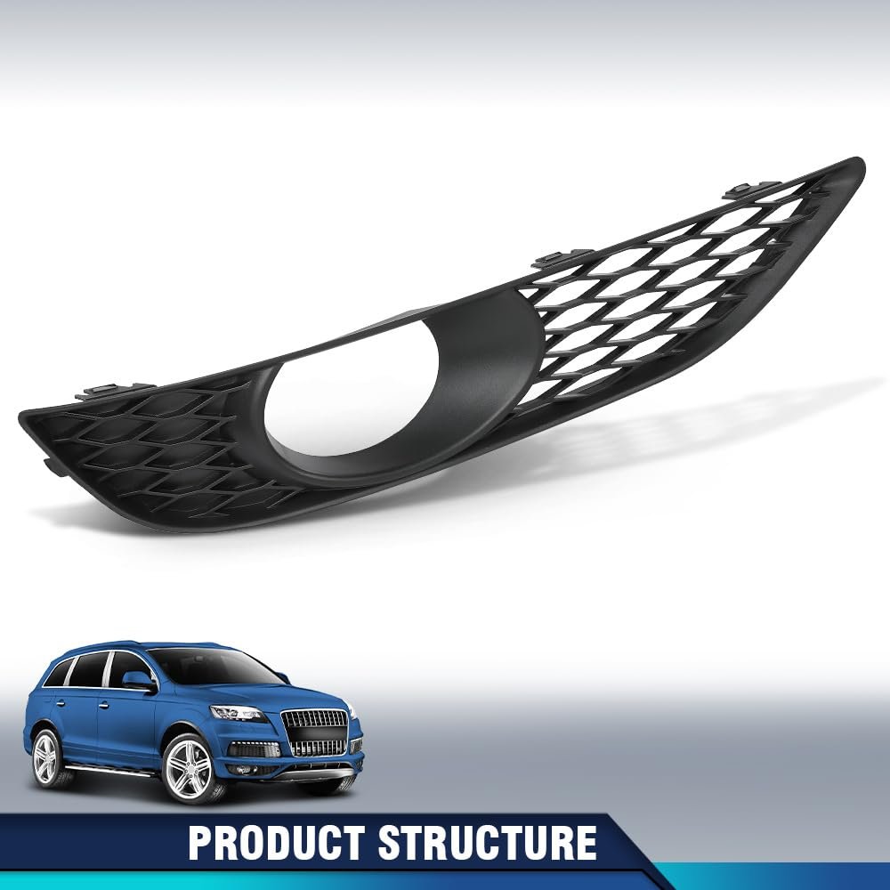 Front Bumper Right Fog Light Lamp Grille Cover For Audi Q7 Sportback 2010-2015 4l0 807 676 C 4l0807676c