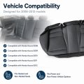 Black Rear Bench Bottom Replacement Seat Cover For Honda Accord 2008 2009 2010 2011 2012 Microfiber Leather Custom Fit Sedan