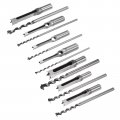 Uxcell 7pcs Square Hole Drill Bit For Wood 1 2 4 3 8 5 16 9 Hollow Chisel Mortiser Auger Spur Cutter Tool Woodworking Carpentry