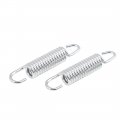 Uxcell 2pcs Motorcycle Silver Tone Main Stands Bracket Kickstand Return Spring For Jh70