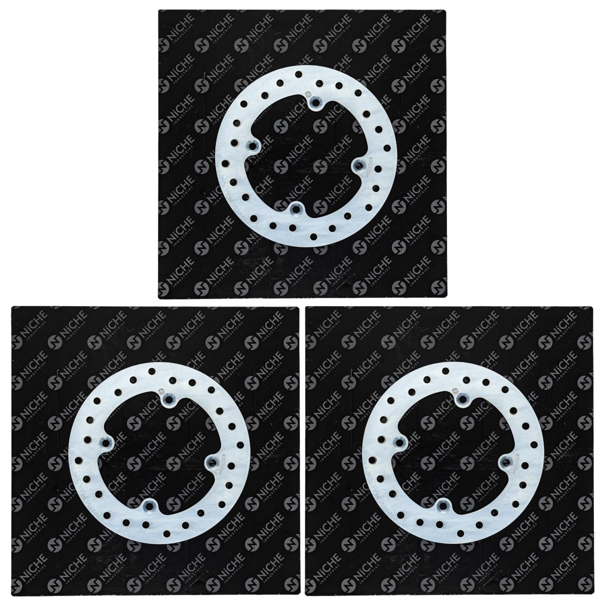 Niche Front Rear Brake Rotor For Can-am Defender Traxter Hd5 705601511 3 Pack