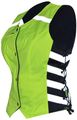 Missing Link Womens G2 D O C Reversible Safety Vest Black Hiviz Green Xxx-large 