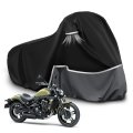 Waterproof Motorcycle Cover For Kawasaki Vulcan 650 900 1500 And Eliminator 450 Cruiser 420d Oxford Cloth Gray Heavy Duty Rain 