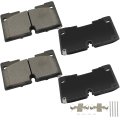 D2173 Front Ceramic Disc Brake Pad Set With Hardware For Cadillac Escalade Chevrolet Silverado 1500 Suburban Tahoe Gmc Sierra 