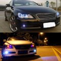 Ysy 2x Car Light Assembly Led Daytime Running 12v Fish Eye Fog Reverse Eagle White Backup White