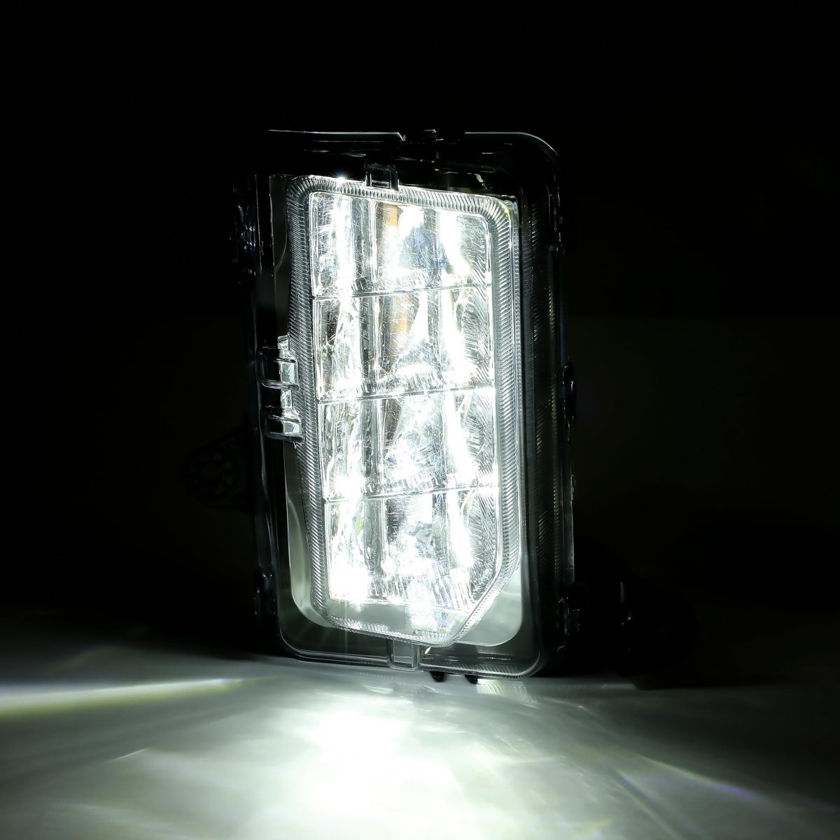 Led Fog Light Assembly For 2019 To 2023 Gmc Sierra 1500 Denali Front Passenger Side Right Driving Lamp With White And Clear