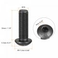 Uxcell M10x30mm Hex Socket Button Head Cap Bolts Screws Alloy Steel 10pcs