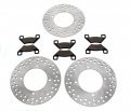 Arctic Cat 550 H1 Efi Front Rear Brake Pads And Rotors