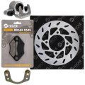 Niche Front Right Brake Rotor Caliper Pad Kit For Polaris Outlaw Predator 500