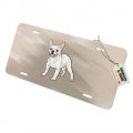 Graphics More French Bulldog Smiling Pet Dog Novelty Metal Vanity Tag License Plate